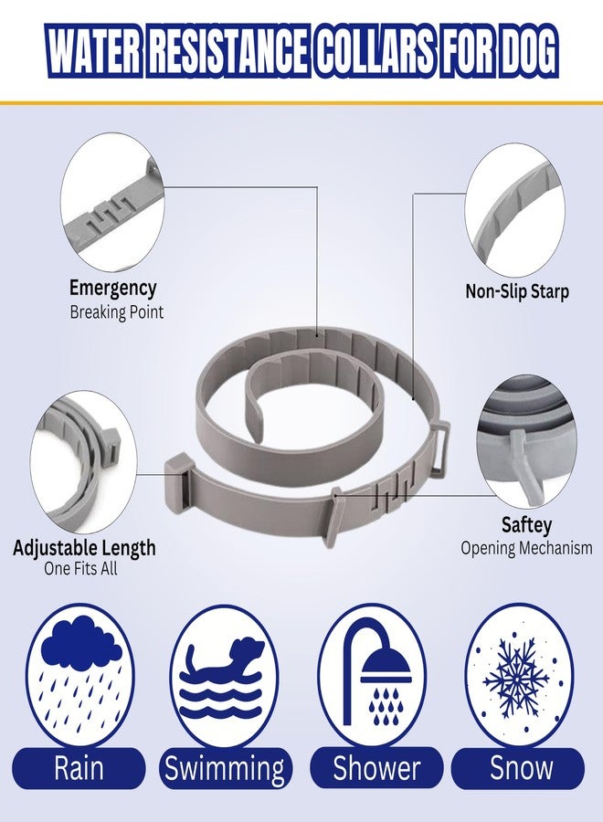 MANRUK™ Adjustable Waterproof Flea & Tick Collar for Dogs - 8-Month Protection with Natural, Safe Ingredients | Adjustable, Safe, and Water-Resistant Dog Collar for All Breeds - Image 3